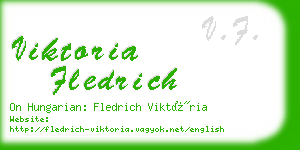 viktoria fledrich business card